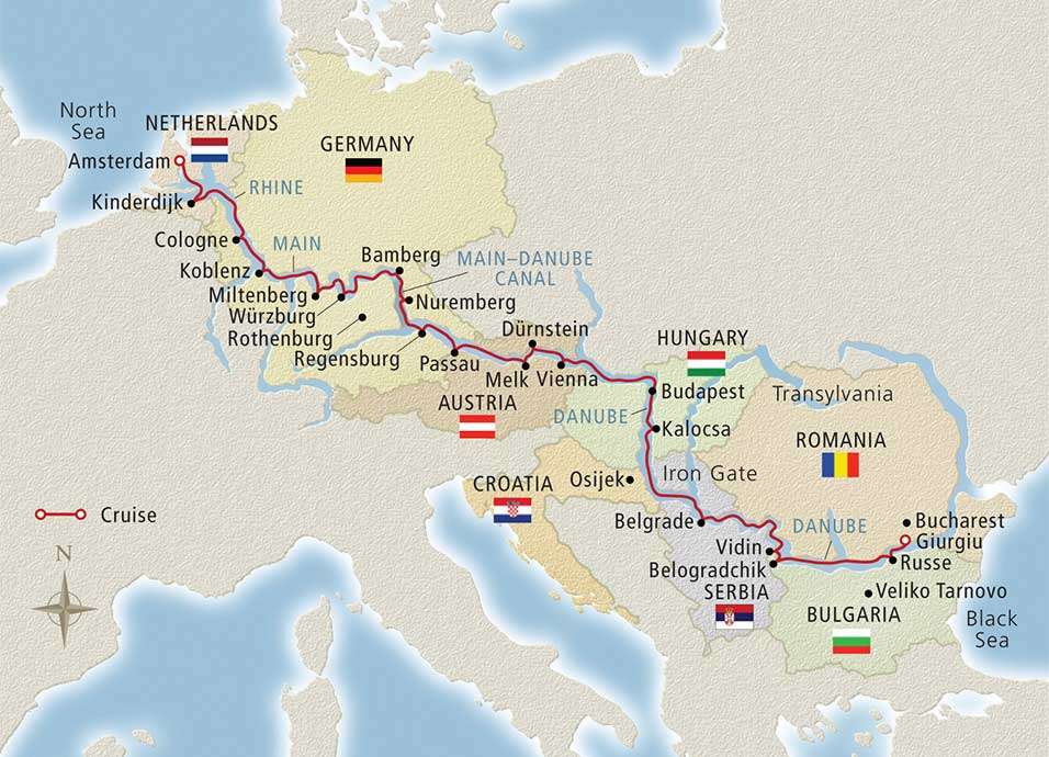 23 Day Viking River Cruise from Bucharest to Amsterdam ...