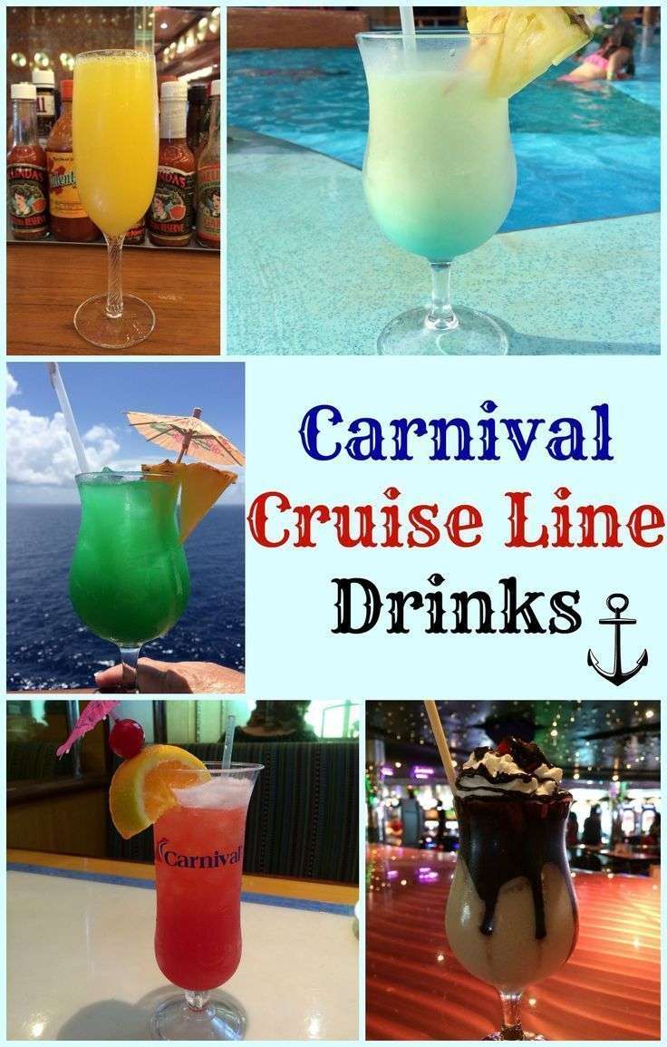 9 Must Have Drinks aboard the Carnival Line. These ...