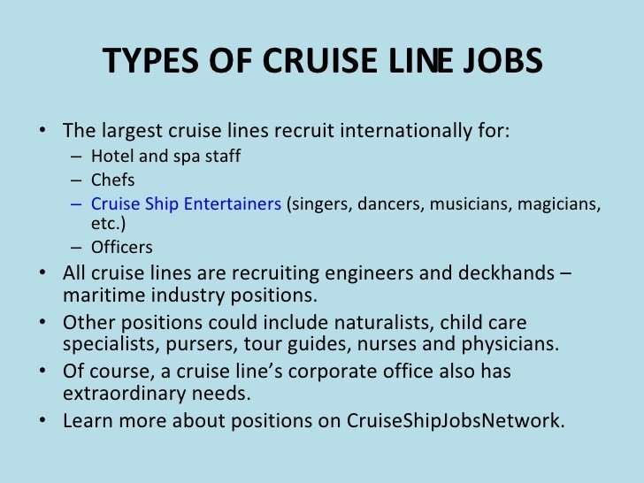 Cruise Ship Employment Introduction