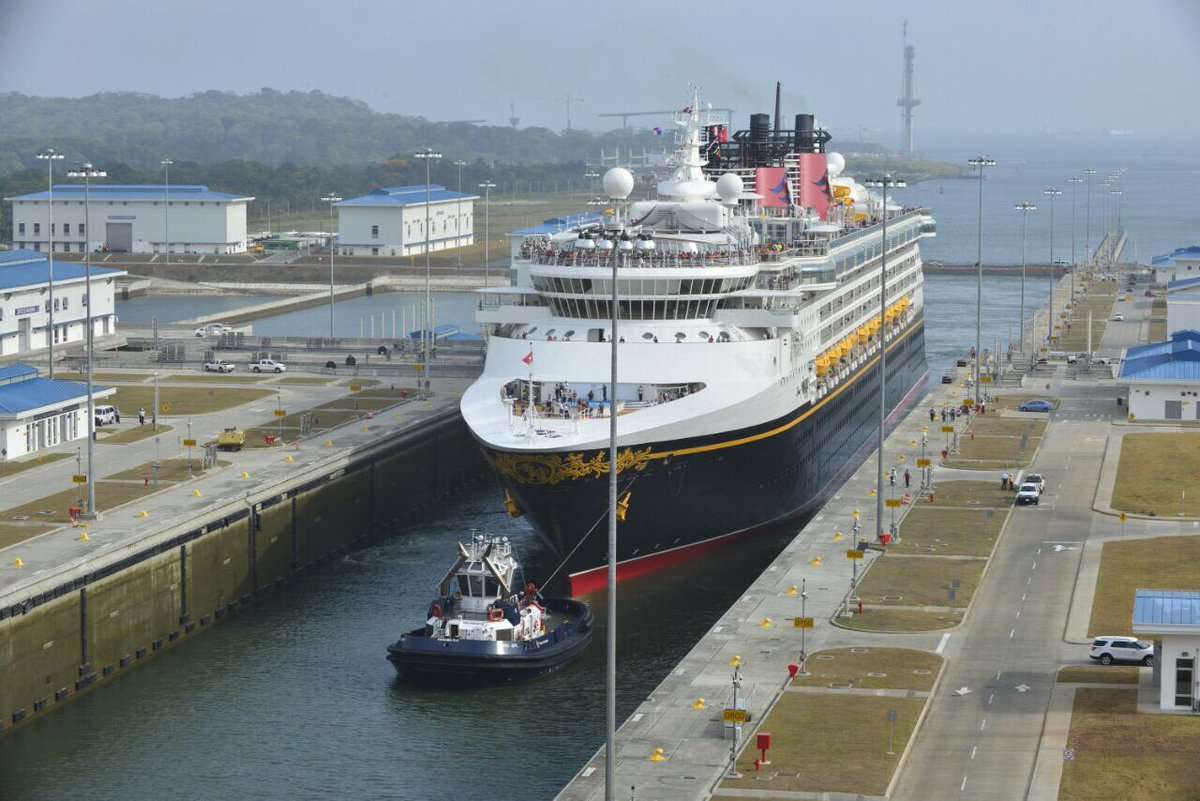 First Cruise Ship Through Expanded Panama Canal  gCaptain