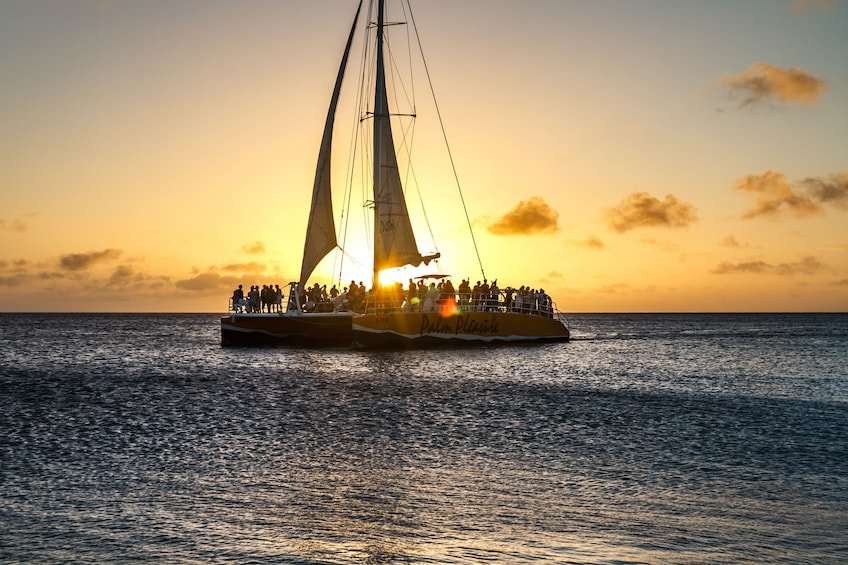 Palm Pleasure Sunset Cruise with Open Bar & Snacks