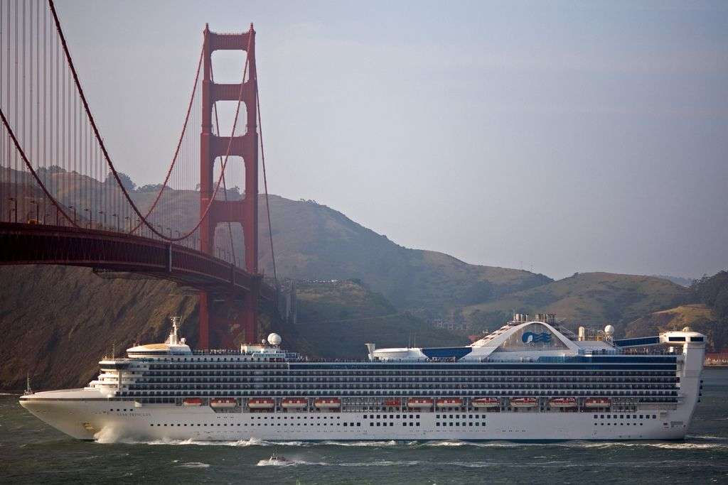 Princess Ship Golden Gate Bridge