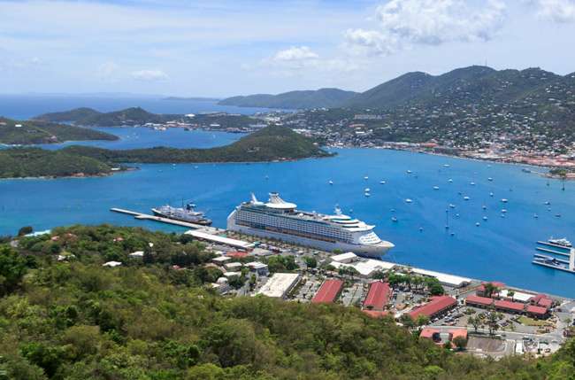 St Thomas, Charlotte Amalie cruise ship schedule July