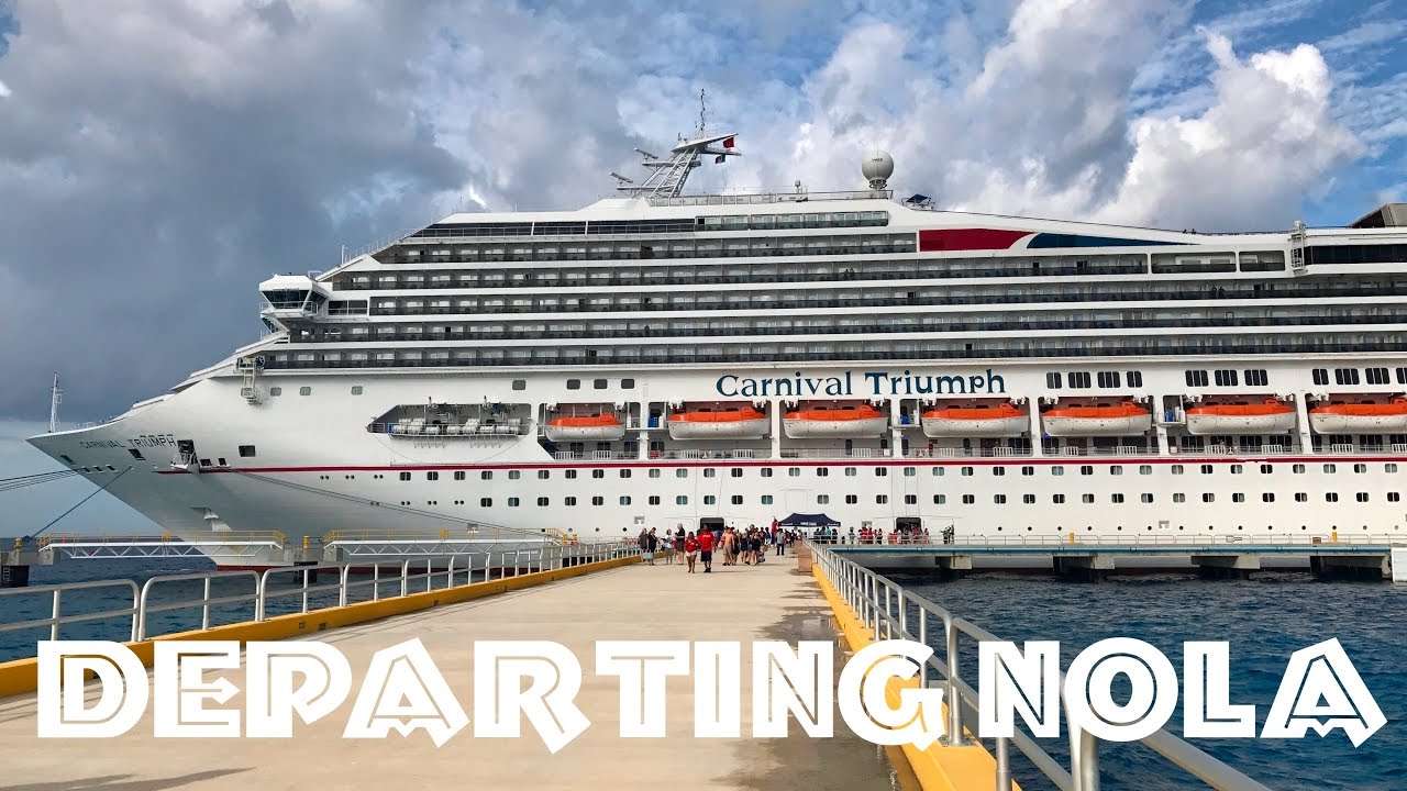 ð³Carnival Triumph Cruise Ship Departing Port of New ...